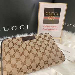 ⛔️SOLD⛔️Gucci Monogram Canvas Belt Bag/Crossbody